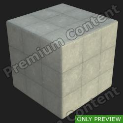 PBR Substance Material of Concrete Slabs #2